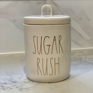 Rae Dunn Sugar Rush Canister w loop lid NEW